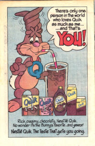 Nestle Quik Back Cover