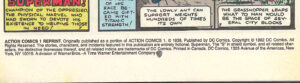 Death of Superman Indicia