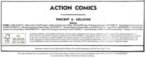 Action Comics 1 (Facsimile Edition) 2026 Indicia